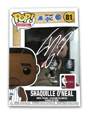 Shaquille O'Neal Hand Signed Funko Pop JSA Authentic COA Orlando Magic Shaq  • $279.65