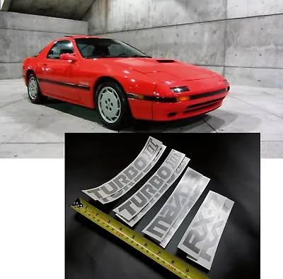 1987 1988 2nd Gen Fc Mazda Rx7 Turbocharged Rx-7 Turbo Ii 2 Decals Stickers Kit  • $29.95