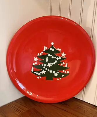 Waechstersbach Christmas Tree 10  Dinner Plate Made In Germany U145 • $29.99