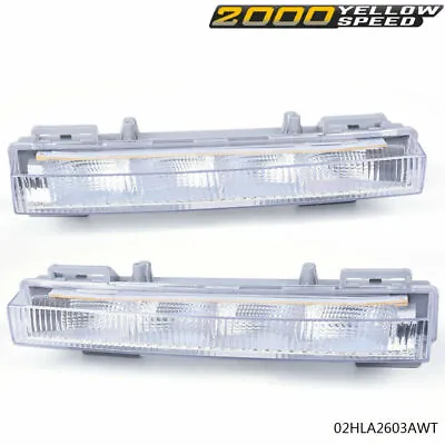 Front Drl Fog Light Left & Right Fit For Mercedes-Benz W166 Ml Glk 2012-2015 US • $30.59