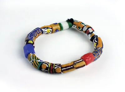 $11.99 • Buy African Trade Beads Bracelet Women Men Stretch Handmade Bangle Charm Jewelry Set