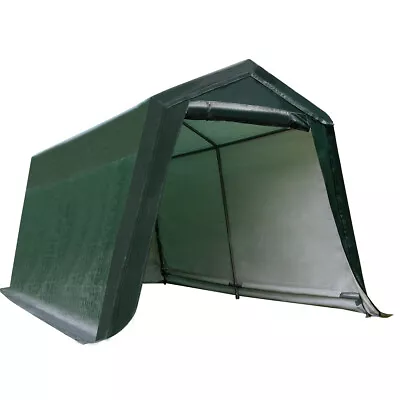 10'x10' Patio Tent Carport Storage Shelter Shed Car Canopy Heavy Duty Green • $239.99