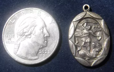 St Michael Guardian Angel Sterling Silver Medal • $49.99