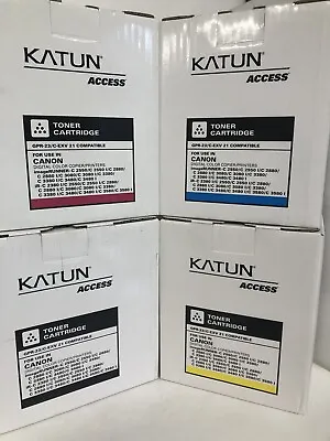 Katun GPR 23/C EXV 21 Compatible Toner Set • £29.99