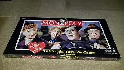 Monopoly  CALIFORNIA HERE WE COME!  I LOVE LUCY Edition 2005 Brand NIB Sealed  • $104.99