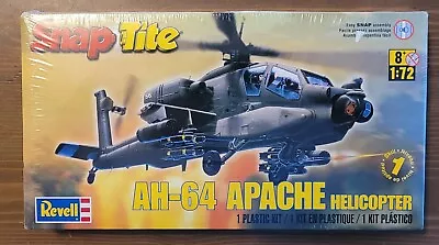 AH-64 Apache Helicopter Revell Snap Tite Plastic Model Aircraft Kit  1/72 Sealed • $29.99