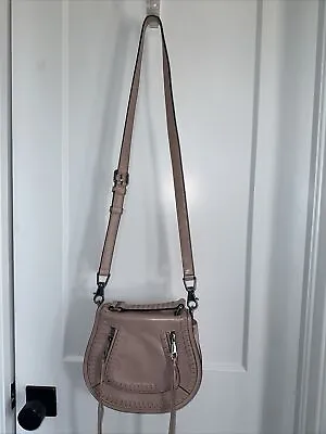 Rebecca Minkoff Vanity Saddle Bag Lilac Rose  • $65