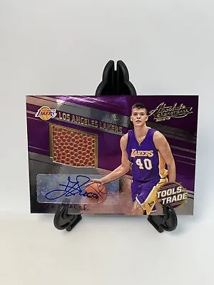 $60 • Buy 2016-17 Absolute Tools Of The Trade Materials Auto 5/15 Ivica Zubac Rookie RC