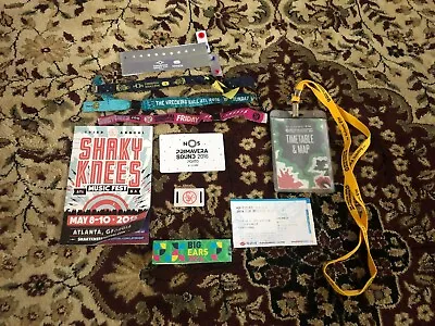 Music Festival Memorabilia (Shaky Knees Big Ears Primavera Pentaport Etc.) • $6.99