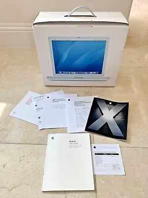 Vintage Apple IBook Laptop Computer 2005 Empty Box Mac OS X Users Guide Tiger + • $39.99