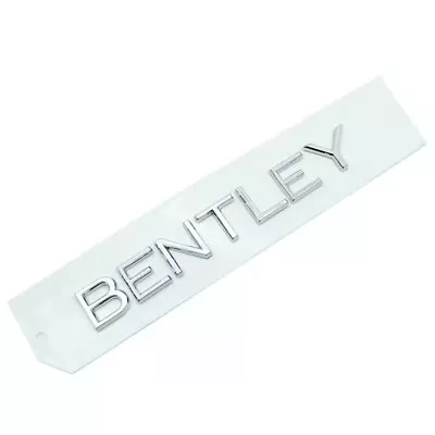 Bentley Continental GT Badge Script Badge Back Chrome Brand New (1pc) • $62.17