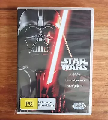 Star Wars Trilogy - A New Hope / Empire Strikes Back / Return Of The Jedi (DVD) • $11.95