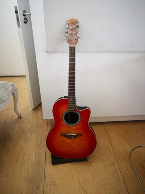 £150 • Buy Ovation Celebrity Sunburst CC24  Acoustic Guitar  With Op-20 Pre-amp And Jack