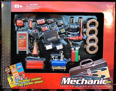 Phoenix Toys Hobby Gear 1:24 Scale Mobile Mechanic Diorama Set For Diecast Model • $20.98