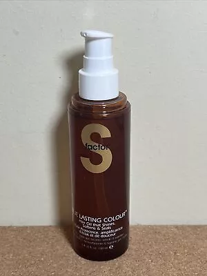 Tigi S Factor By Tigi True Lasting Colour Hair Oil 3.4 Oz Missing Cap • $19.99