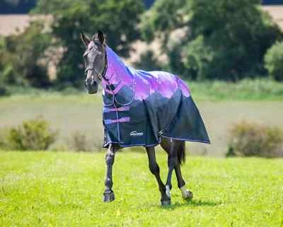 £72.99 • Buy Shires Highlander 100g Horse/Pony Turnout Full Neck Combo Rug | 2 Colour Options