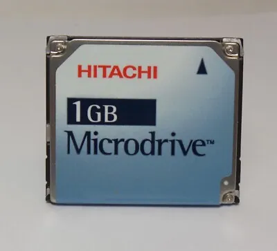IBM By Hitachi 1 GB Microdrive CompactFlash With PC Card Adapter (07N5574) • $129.99