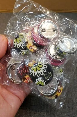 Vera Bradley Frill Buttons - Winter Assorted Pack - NEW In Pkg. - Free Shipping • $14.99