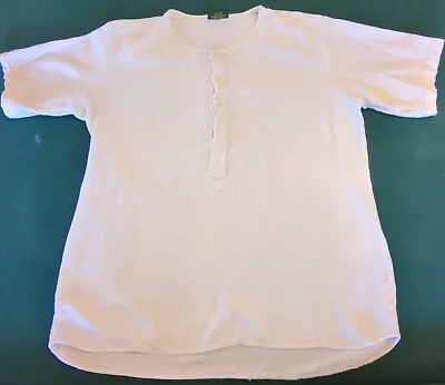  Vintage Cotton Palm Shirt Men's White Size XL Bohemian Single Stitch  • $19.97