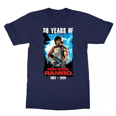 38 Years Of RAMBO Anniversary Films Men's T-Shirt • $19.49