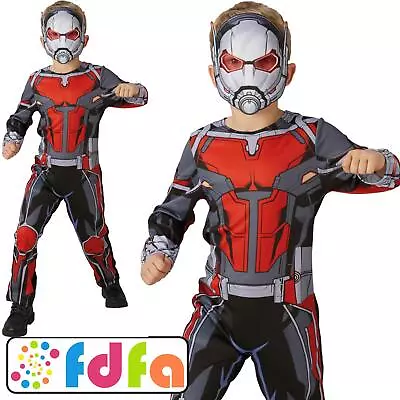 Rubies Official Marvel Avengers Ant-Man Boys Childs Fancy Dress Costume New • £23.29