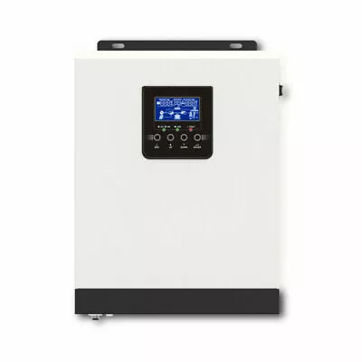 3KVA Hybrid Solar Inverter 24VDC 220VAC Pure Sine Wave Off Grid Inverter 50A PWM • £189.99