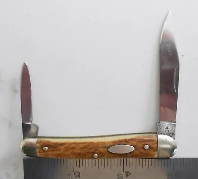 Vintage J.A. Henckels 79 Sleeve Board Whittler Stag Pocket Knife Made In Germany • $39.99