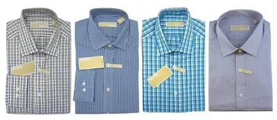 Mens Shirt Michael Kors Slim Fit Luxury Pure Cotton Long Sleeve • £9.99