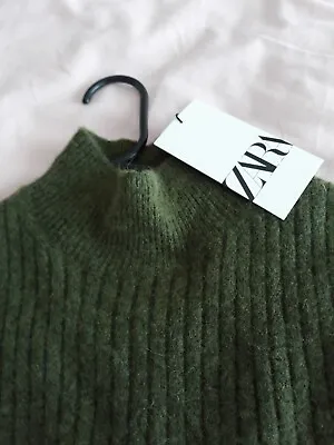 $82 • Buy ZARA NWT Stunning Luxurious Alpaca Wool Maxi Dress $109 M So Soft So Warm DIVINE