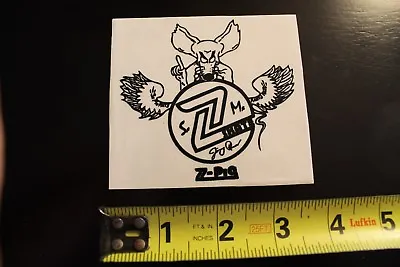 Z-FLEX Skateboards Jimmy Plumer Z-Pig Rat Dogtown Z-Boys Jay Adams 90's STICKER • $13