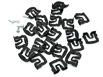 67 68 Fits Ford Mustang Rear Glass Back Window Reveal Moulding Clips 20pcs • $8