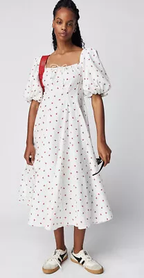 Selkie The La Fraise Strawberry Day Dress Size S/AU8 $380 New • $172.72