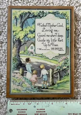 Mary Baker Eddy’s  Little Children’s Prayer Wall Art 1936 • $20