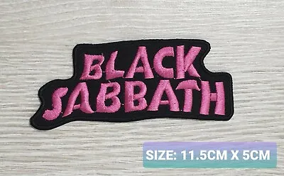 £2.99 • Buy Black Sabbath  Iron / Sew On Patches Rock Music Band Embroidered Applique Logo