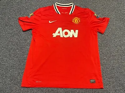 Nike AON Home Football Red Soccer Jersey Size L/XL A5 • $24.99