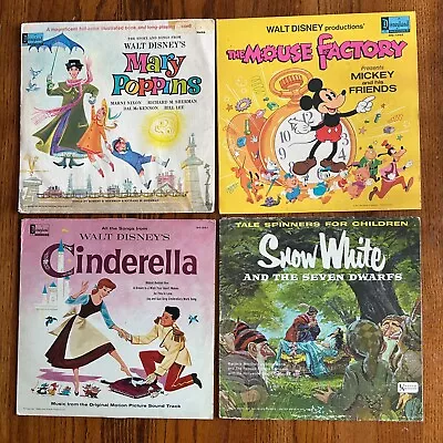 Walt Disney & Tale Spinners Vintage Records Lot Of 4 • $24.99