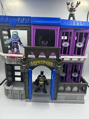 2012 MATTEL Imaginext: Gotham City With Batman Bane & Mr. Freeze (USED) • $45.50