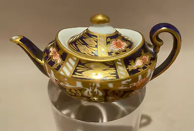 Royal Crown Derby Miniature Teapot 6299 Toy Dublin Shape Date Code 1908 • $135