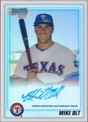 2010 Bowman Draft Chrome Refractor Rookie Auto #BDPP65 - Mike Olt [/500] • $1.99