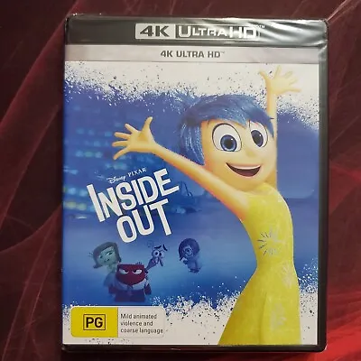 Inside Out (2015) | Brand New & Sealed | 4K Ultra HD - 2160p | Region B • $29.98