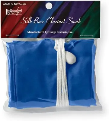 Hodge Silk Bass Clarinet Swab - Blue • $26.97