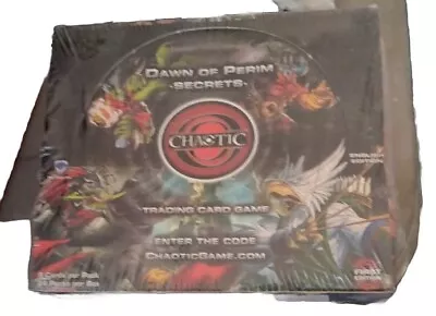 Chaotic CCG Dawn Of Perim Secrets FIRST EDITION Factory Sealed Booster Box NEW • $675