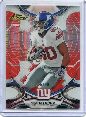 2015 Topps Finest Victor Cruz Red Refractor /99 RC • $9.95