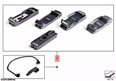 BMW Genuine Iphone 7 Cradle Snap In Adapter 84212451894 • $298.63