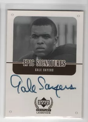 Gale Sayers 1999 Upper Deck Century Legends Epic Signatures Autograph Bears Auto • $61.75