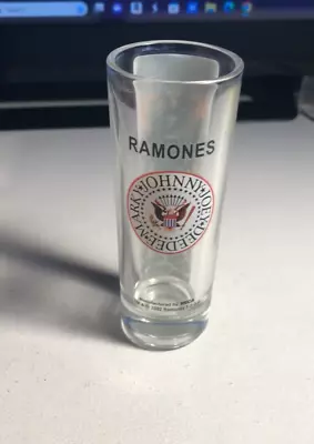 2002 4'' NECA Ramones Shot Glass Johnny Joey Dee Dee Marky • $10