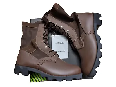 NEW WELLCO WP Army Issue Brown Combat Jungle Boots Size 12M UK • $106.28