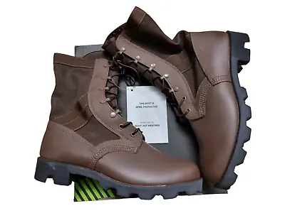 NEW WELLCO WP Army Issue Brown Combat Jungle Boots Size 6M UK • $106.28