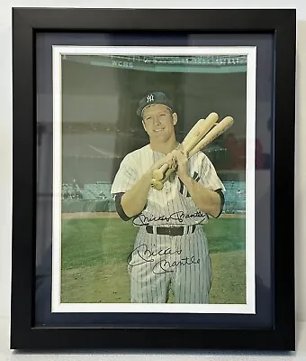 Mickey Mantle New York Yankees Signed & Framed 8x10 Photo - Beckett Loa Coa • $399.99