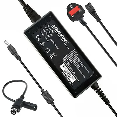 12V 5A 4 Pin AC Adapter Charger For DMTECH LQ17XV Dmtech LCD TV Power Supply • £19.59